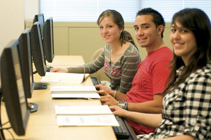 Students in a Computer Lab