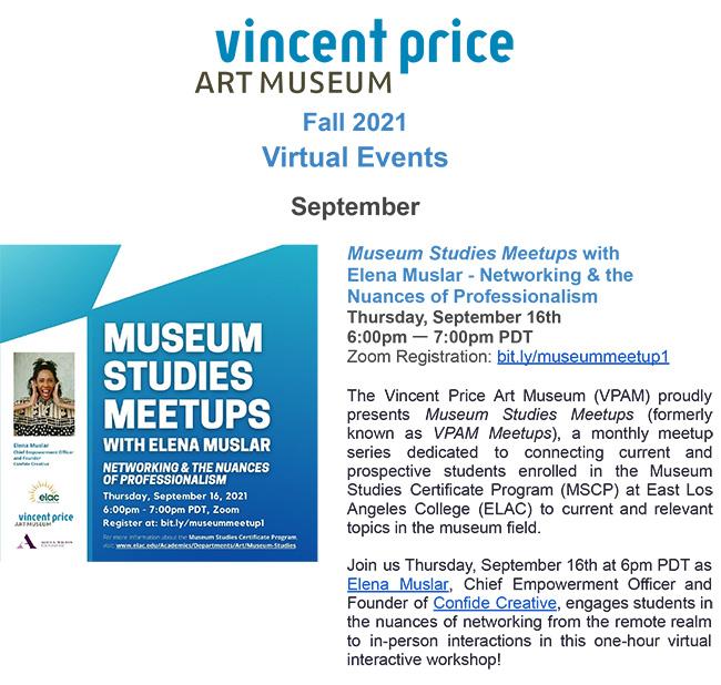 Virtual Events Flyer