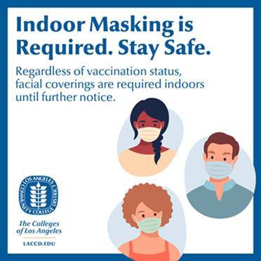 Indoor Masking is Required. Stay Safe Letter