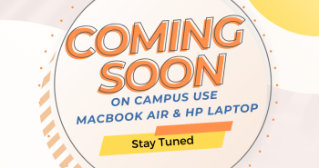 Coming Soon:  on campus use macbook air & HP laptop