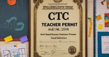 Picture of a CTC Permit on the wall AI generated