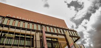 Campus Student Center and Clouds