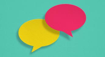Illustration of chat bubbles.