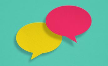 Illustration of chat bubbles.