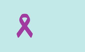 Illustration of a purple ribbon.