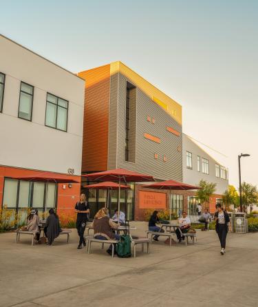 Students Walking at ELAC Campus