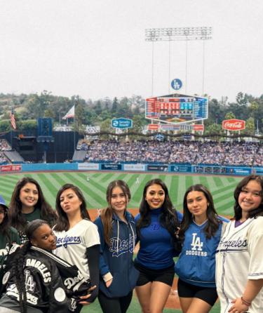 Cheer at Baseball Game