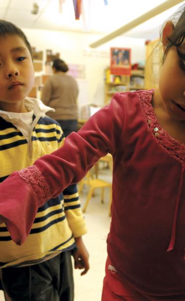 Two Children on Development Center