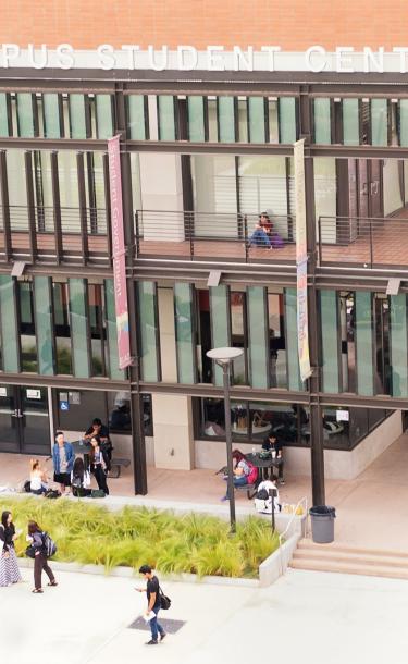 Students at Campus Student Center