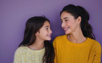 Mother and Young Daughter.