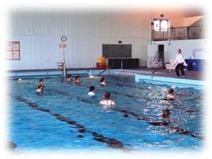 Image of Students Inside the Pools During the Swimming Class
