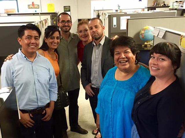 Group of Teachers Together Smiling