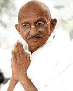 Portrait of Gandhi