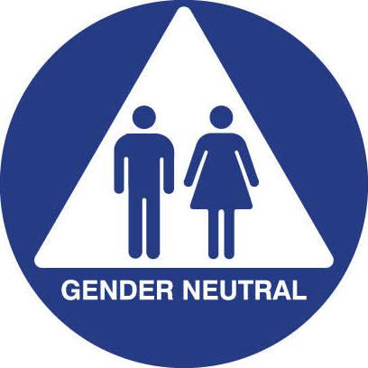 Gender Neutral Restroom Sign
