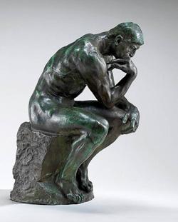 Rodins Thinker Sculpture