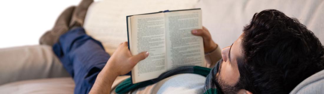 A Guy Reading a Book