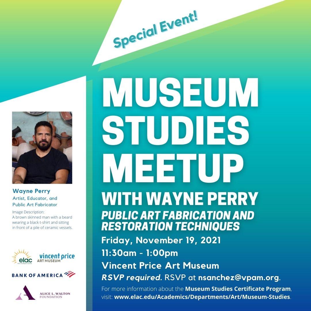 Museum Studies Meet Up Flyer