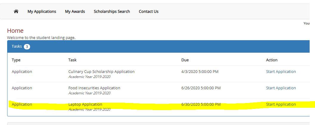 Application Chart Info