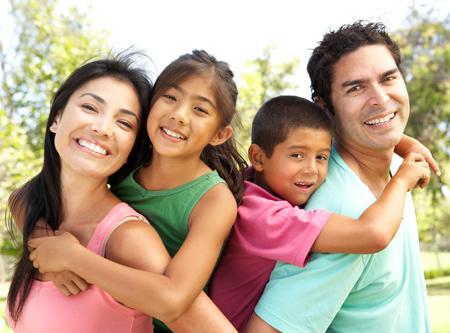 Happy Family Smiling