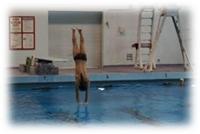 Student is Diving