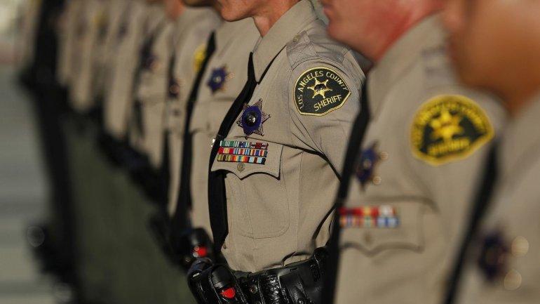 Sherifs Formed in Line