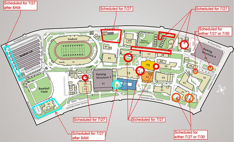 Construction Map With Schedules