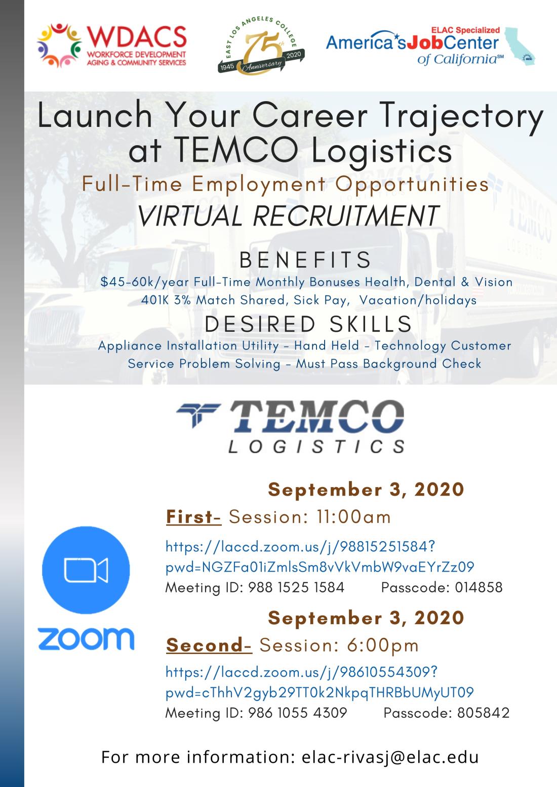 Temco Job Banner