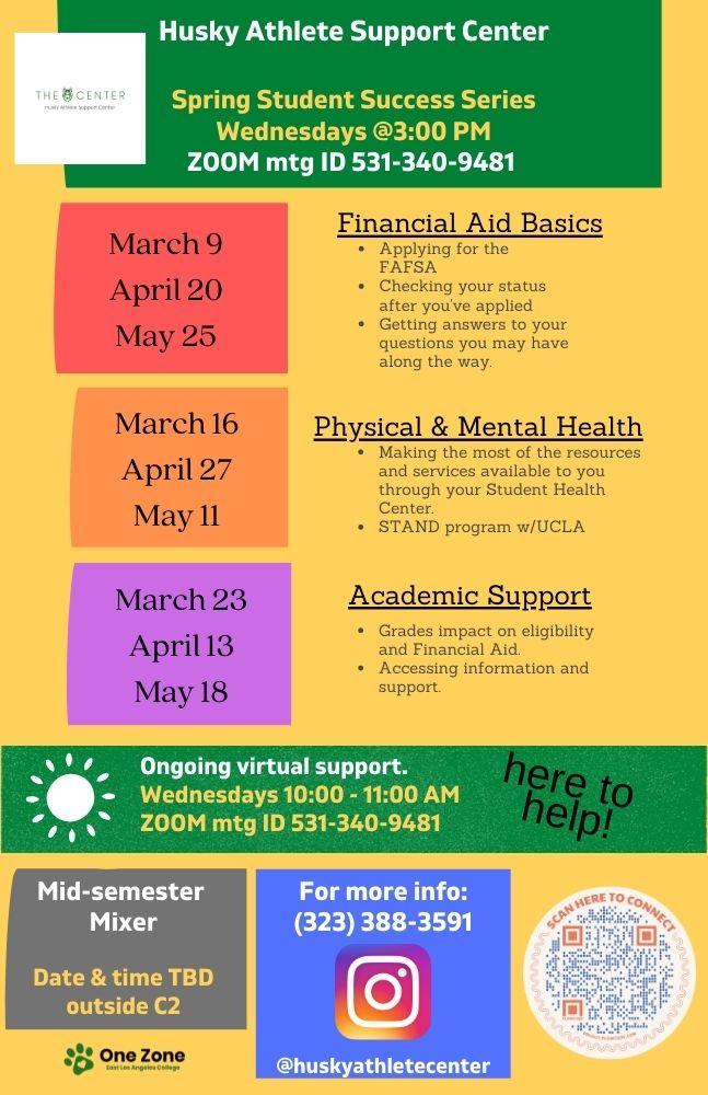 Center Spring Series 2022 Flyer