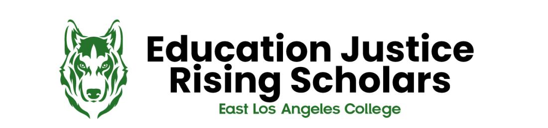 Education Justice Rising Scholars Banner