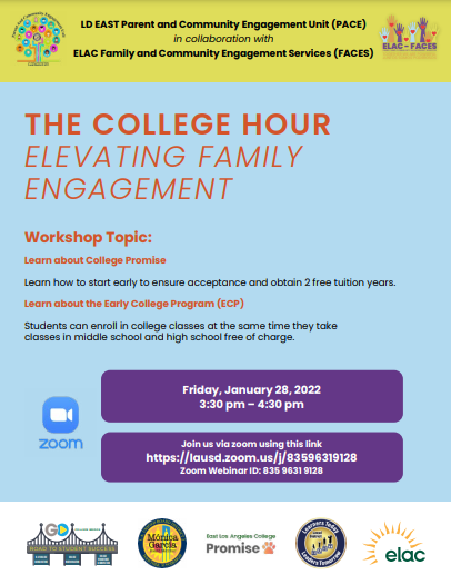 The College Hour Flyer Info