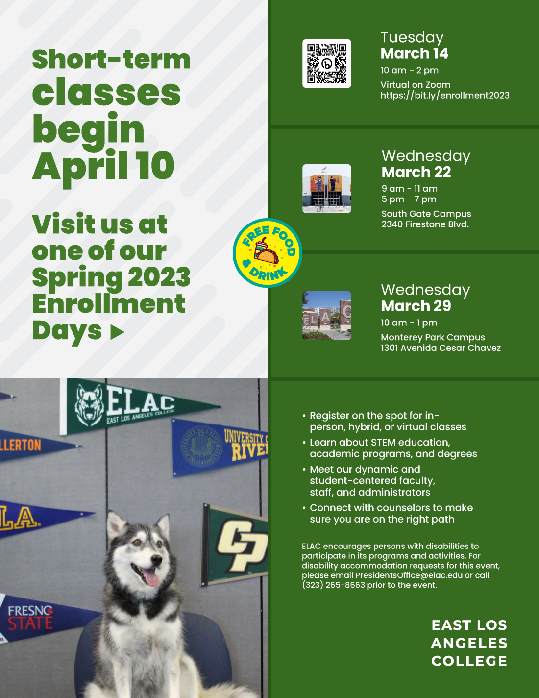 Enrollment Day Flyer