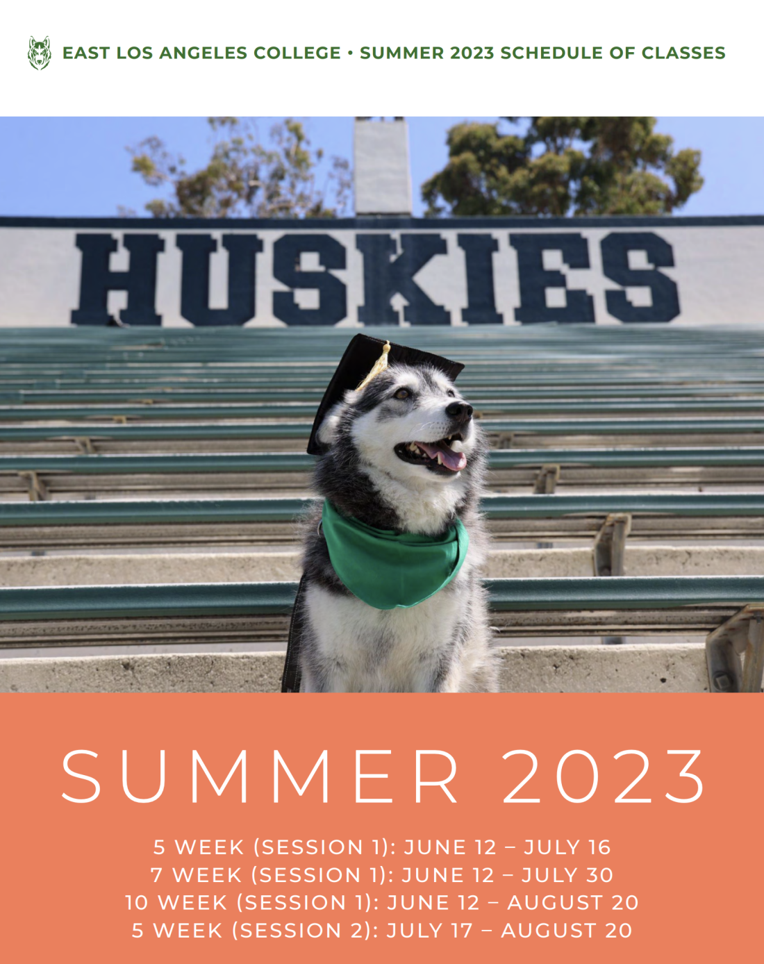 Cover of 2023 Summer Schedule