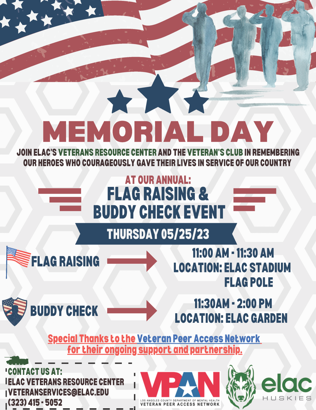 Memorial Day Flyer