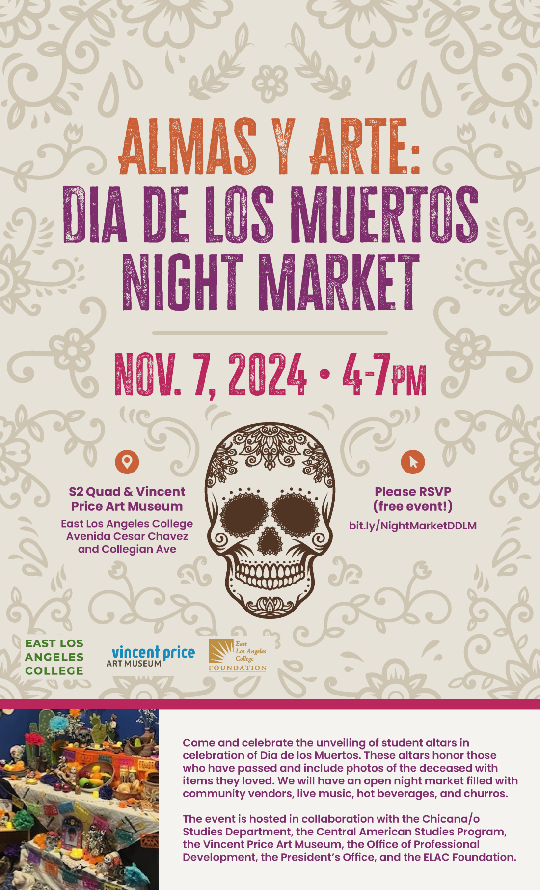 ELAC Dia de Los Muertos Night Market 2024_FINAL