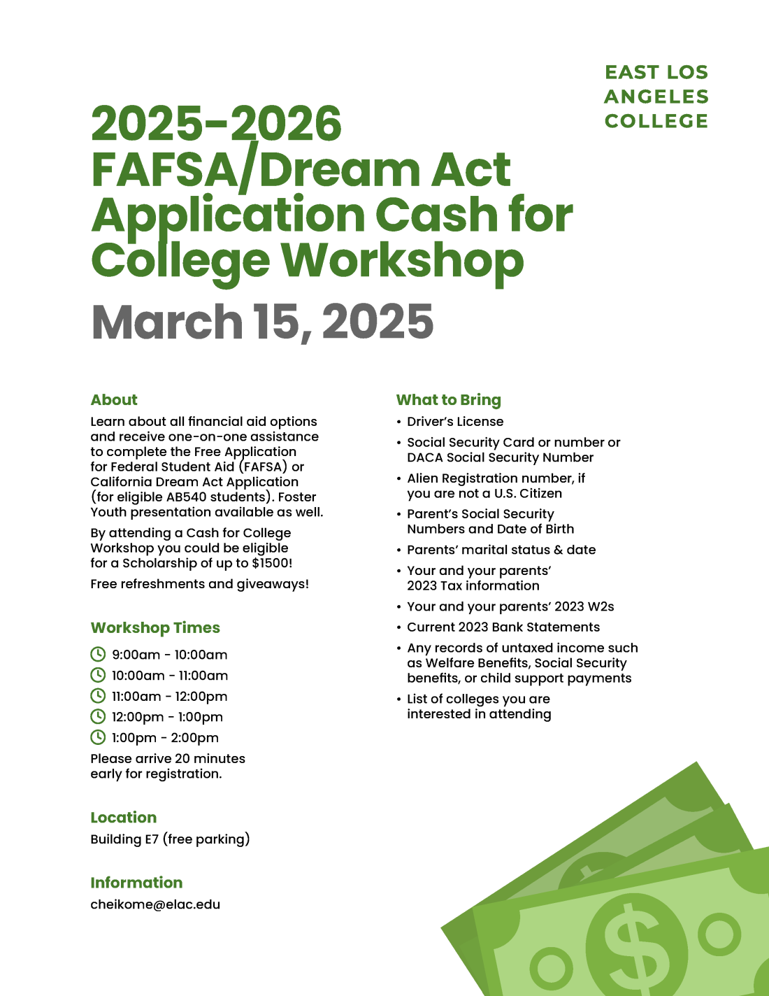 ELAC Cash for College Workshop March 2025 (1).png