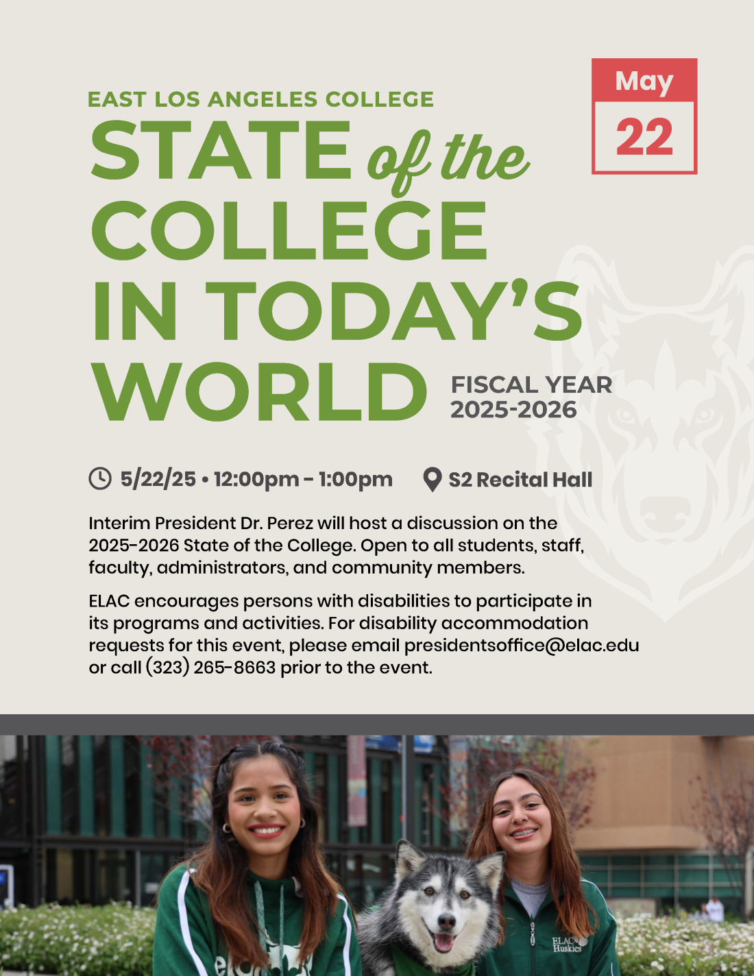 ELAC State of the College 05-22-2025