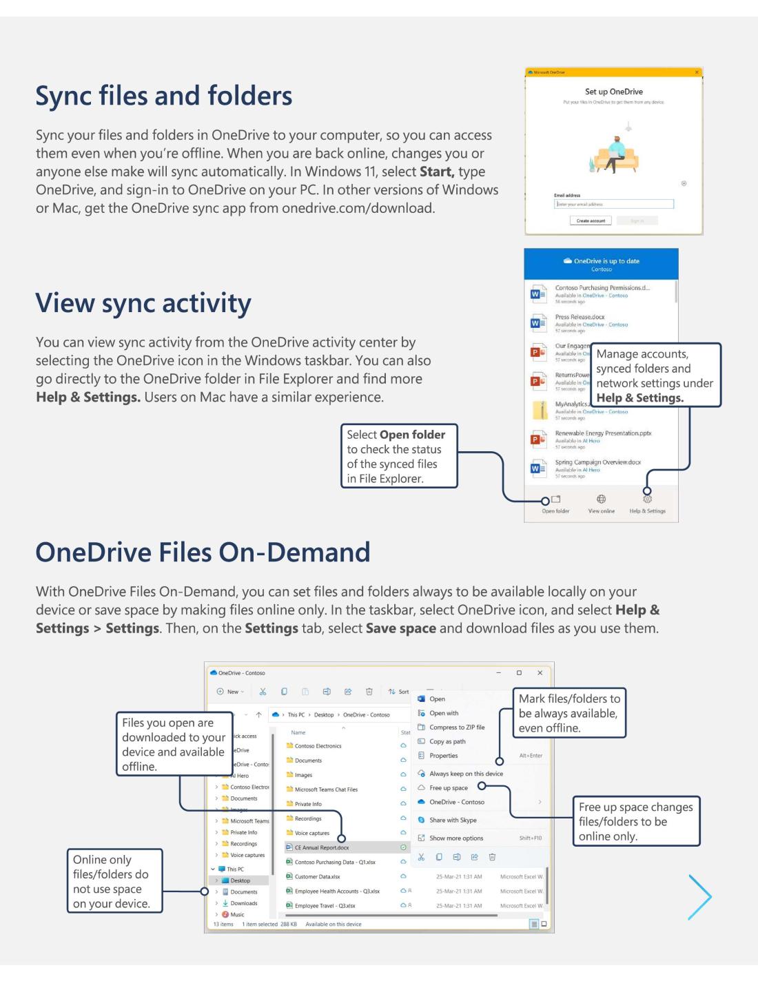 OneDrive Mobile Directions - part 3