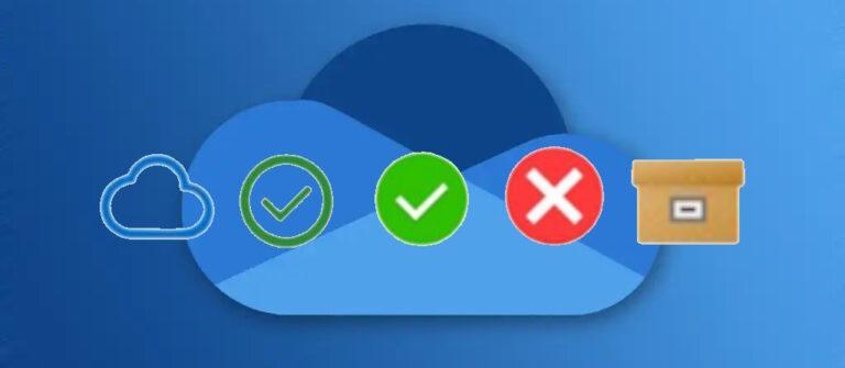 OneDrive Icons Explained