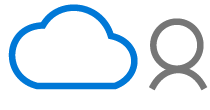 People (or person) icon next to file or folder