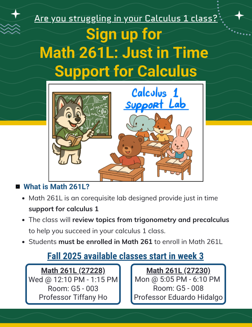 Math 261L Flyer