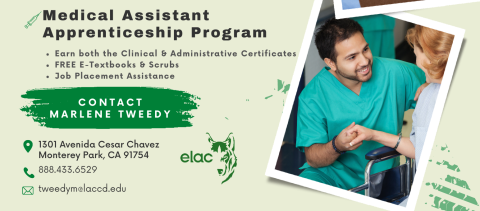 Medical Assistant Apprenticeship Program flyer