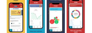 Screenshots from the SUMA app.