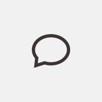 Chat bubble icon.