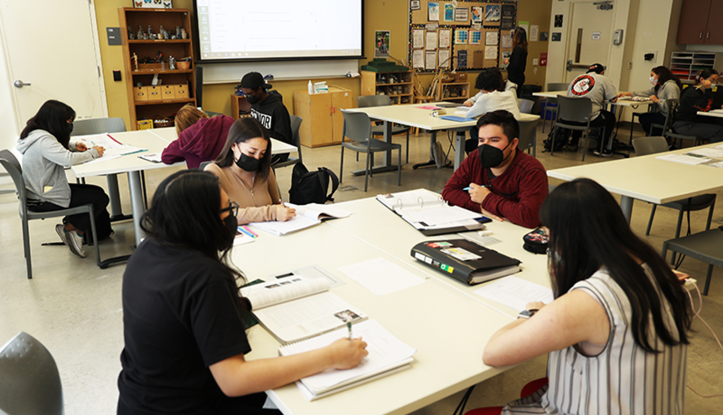 Students Taking Notes