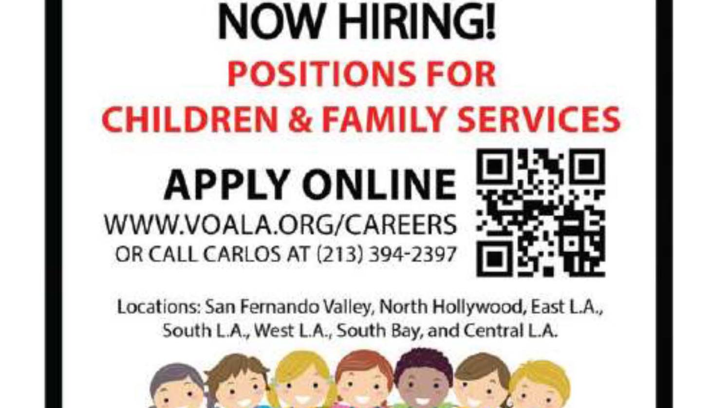 Volunteers of America Job Flyer